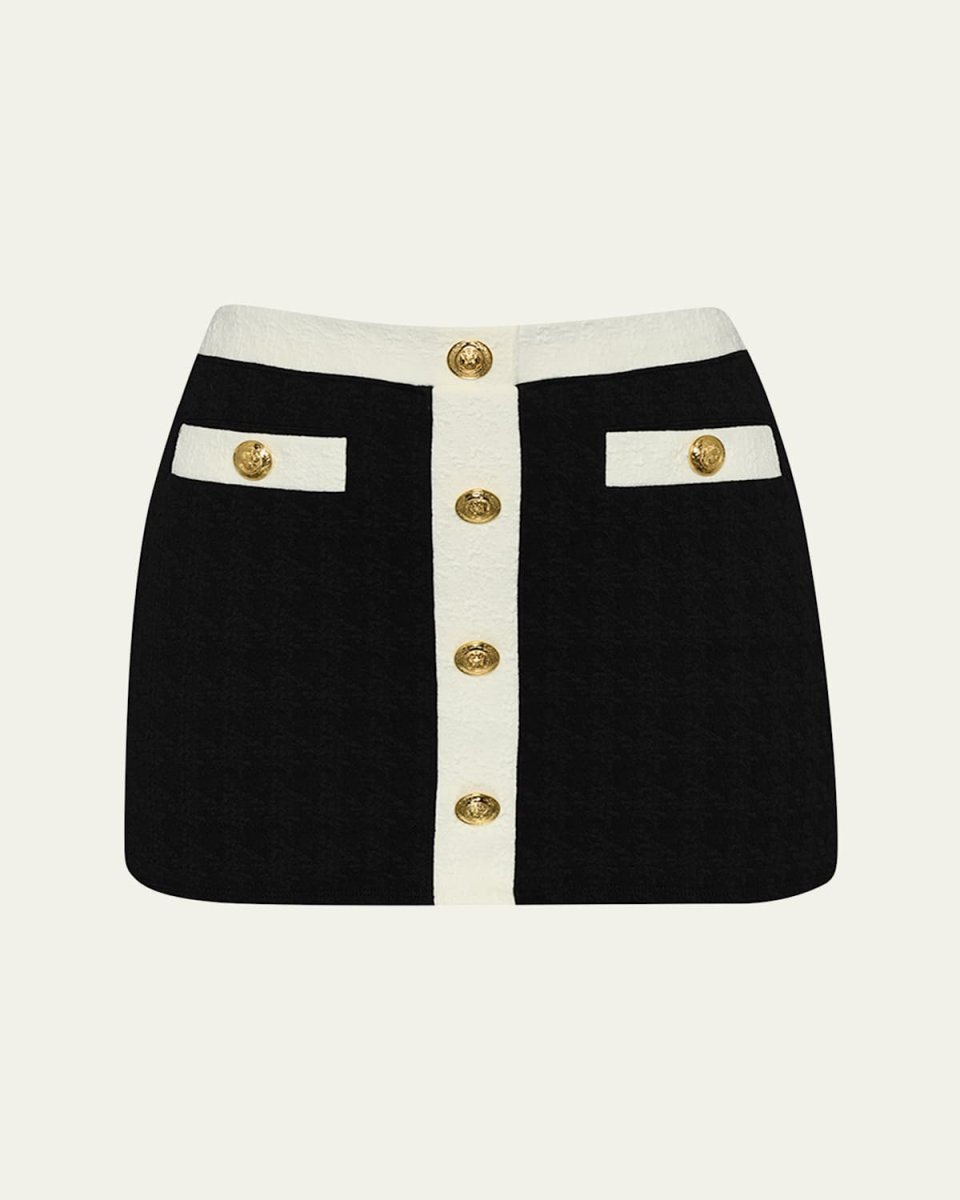 Coco Colorblock Chic Mini Skirt